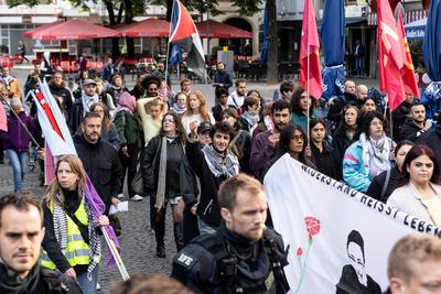 Eine Demo in K?ln, Pal?stina, K?ln Innenstadt,  22.05.2025-stock-foto