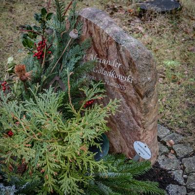 Berlin Pankow OT Weissensee: Friedhof mit Grab von Alexander Schalck-Golodkowski Berlin Pankow *** Berlin Pankow OT Weis-stock-foto