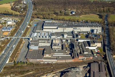 Luftbild, Gewerbepark Bathey, Kabel Premium Pulp & Paper, Boele, Hagen, Ruhrgebiet, Nordrhein-Westfalen, Deutschland !AC-stock-foto