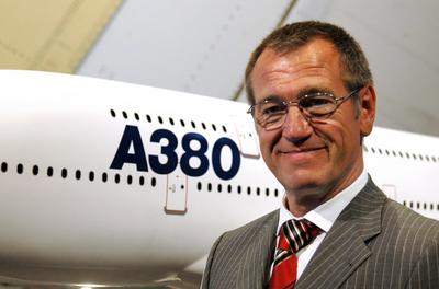 Gerhard Puttfarcken, Airbus Deutschland Airbus EADS Technik Flugzeugindustrie DASA Verbundwerkstoffe Kohlefasern CFK-Her-stock-foto