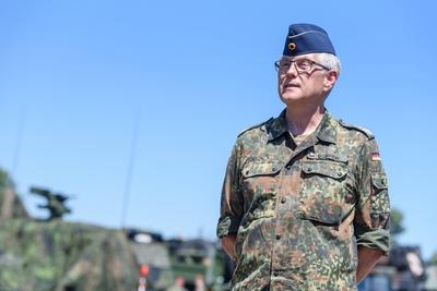 Sachsen NATO Man?ver in Wei?kei?el Deutschland Wei?kei?el 03 06 2019 Im Rahmen eines Medientags-stock-photo