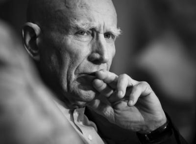 Der Fotograf Sebastiao Salgado im Rahmen einer Podiumsdiskussion des WWF im Naturkundemuseum in Berl-stock-foto