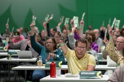 Landesdelegiertenkonferenz der Gr?nen NRW-stock-foto