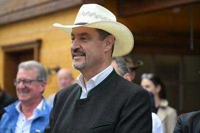 Wiederer?ffnung der neuen Main Street der Westernstadt Pullman City in Eging-stock-foto