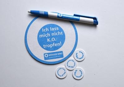 22 03 2018 Tag der Kriminalit?tsopfer Logo Weisser Ring damit Opfer nicht alleine bleiben gemei-stock-foto