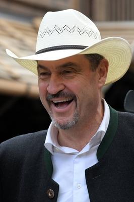 Wiederer?ffnung der neuen Main Street der Westernstadt Pullman City in Eging-stock-foto