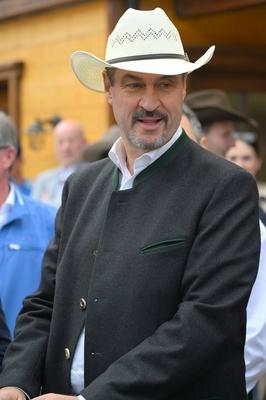 Wiederer?ffnung der neuen Main Street der Westernstadt Pullman City in Eging-stock-foto