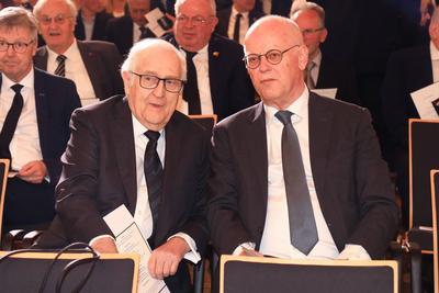 Trauerstaatsakt f?r Bernhard Vogel-stock-foto
