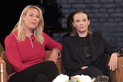 Jasna Fritzi Bauer und Katharina Zorn-stock-foto