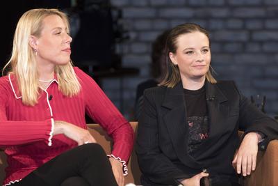 Jasna Fritzi Bauer und Katharina Zorn-stock-foto