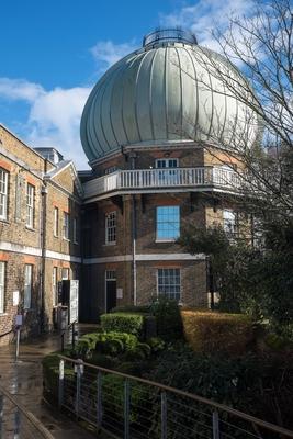 Royal Observatory in Greenwich London Tourismus Observatorium Universit?t Nullmeridian Greenwi-stock-photo