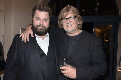 Antoine Monot Jr. und Martin Krug beim Audi Directors Cut und Movie Meets Media auf der Praterinsel. M?nchen, 24.09.202-stock-photo
