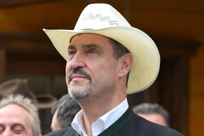 Wiederer?ffnung der neuen Main Street der Westernstadt Pullman City in Eging-stock-foto