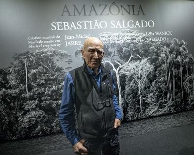 Press Tour Of The Amaz?nia Exhibition  By Salgado-stock-photo
