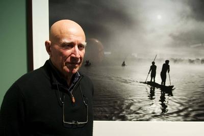 Berlin 17 04 2015 Der Fotograf Sebastiao Salgado BRA anl??lich der Ausstellungser?ffnung seines Fo-stock-foto