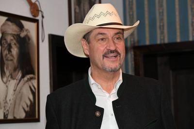 Wiederer?ffnung der neuen Main Street der Westernstadt Pullman City in Eging-stock-foto