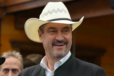 Wiederer?ffnung der neuen Main Street der Westernstadt Pullman City in Eging-stock-foto