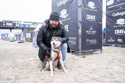 Charity-Event Schlittenhunderennen Baltic Lights 2020 auf Usedom - Veranstaltung wurde wegen Corana Virus abgesagt - Spa-stock-photo