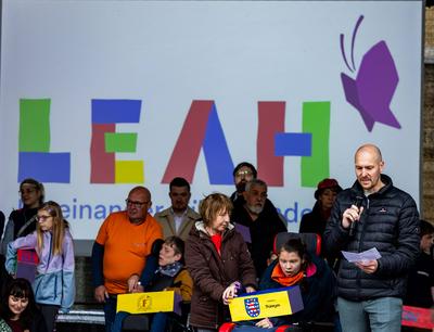 25.05.2025, GER, News - Veranstaltung - Event, Weltrekordversuch f?r die gr??te Inklusionsperformance der Welt by Leah e.V.-stock-foto