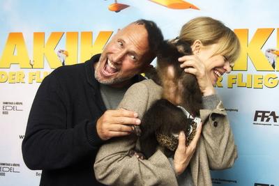 "Akiko - der fliegende Affe", Premiere im Filmtheater am Friedrichshain, Berlin, 25.05.2025-stock-foto