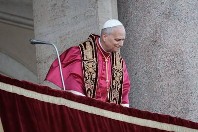 Rome, Pope Leo XIV takes office on the Roman Chair in the Basilica of St. John Lateran.-stock-foto