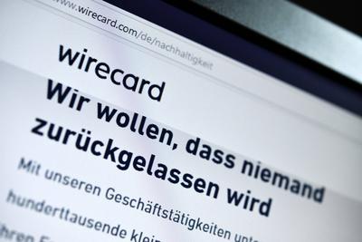 Webseite des insolventen Zahlungsdienstleisters Wirecard, Wirecard-Finanzskandal *** Website of the insolvent payment se-stock-foto
