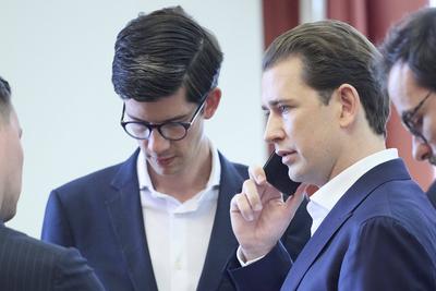 OGH Berufungsverhandlung Causa Kurz.-stock-foto