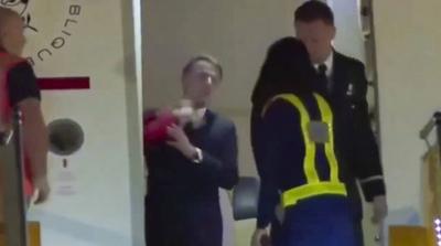 Emmanuel Macron bouscul? par Brigitte Macron-stock-foto