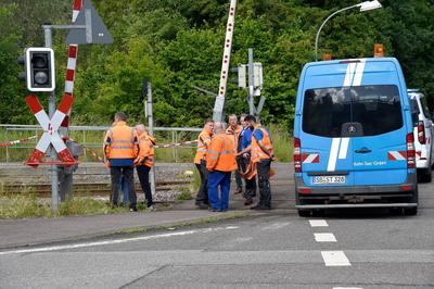 LKW Unfall-stock-foto