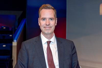"Maischberger", Talkshow im Studio Adlershof, Berlin, 26.05.2025-stock-foto
