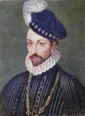 Karl IX., 1550-1574, K?nig von Frankreich, geboren als Karl-Maximilien, Sohn von K?nig Heinrich II. von Frankreich und K-stock-photo