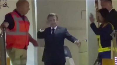 Emmanuel Macron bouscul? par Brigitte Macron-stock-foto
