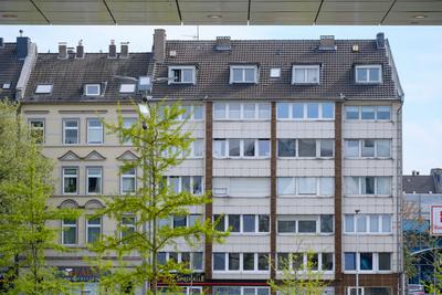 D?sseldorf 19.04.2025 Wohnungen Wohnungsnot Mietswohnung Mieten Mietpreis sozialer Wohnungsbau Sozialwohnung Immobilien-stock-foto