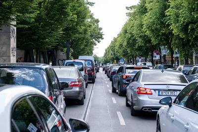 Verkehrsstau-stock-foto