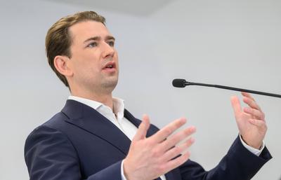 20250527 Stellungnahme von ehem. Bundeskanzler Kurz nach Freispruch-stock-foto