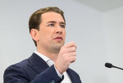 20250527 Stellungnahme von ehem. Bundeskanzler Kurz nach Freispruch-stock-foto