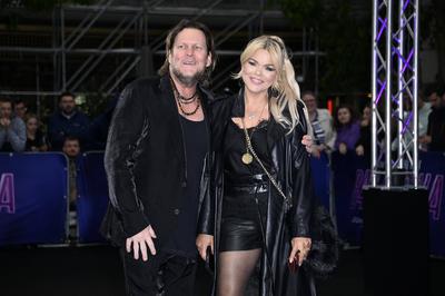 Diana Herold mit Ehemann Michael Tomaschautzki-stock-foto