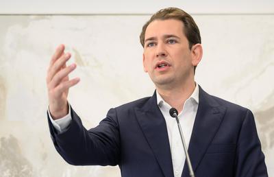 20250527 Stellungnahme von ehem. Bundeskanzler Kurz nach Freispruch-stock-foto