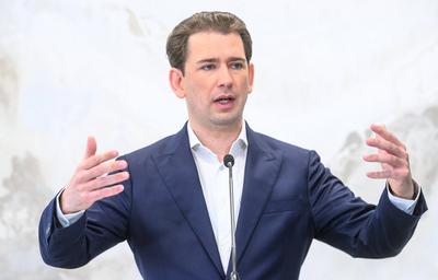 20250527 Stellungnahme von ehem. Bundeskanzler Kurz nach Freispruch-stock-foto