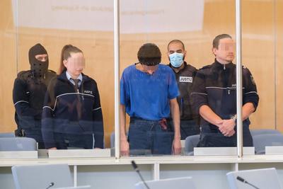 Prozess zum islamistischen Messeranschlag von Solingen gestartet-stock-foto