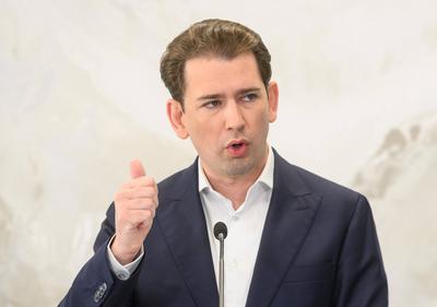 20250527 Stellungnahme von ehem. Bundeskanzler Kurz nach Freispruch-stock-foto