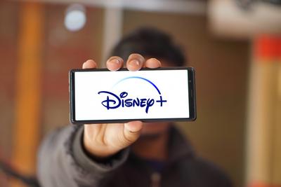 Dhaka,Bangladesh 02 July 2024:Smartphone with Disney+ logo displayed on the screen. Dhaka,Bangladesh 02 July 2024:Smartp-stock-photo