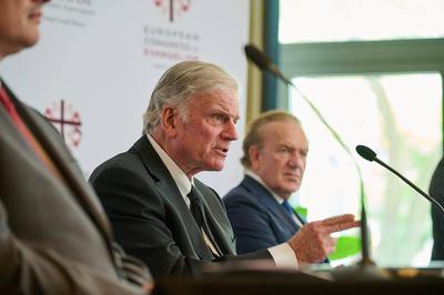 Europaeischer Kongress fuer Evangelisation der Billy Graham Evangelistic Association in Berlin-stock-foto