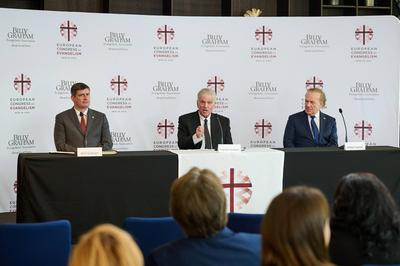 Europaeischer Kongress fuer Evangelisation der Billy Graham Evangelistic Association in Berlin-stock-foto