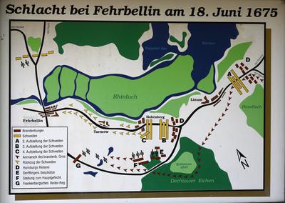 Siegess?ule Hakenberg, 36 Meter hohes Denkmal in Hakenberg bei Fehrbellin. Sie erinnert an die siegreiche Schlacht bei F-stock-photo