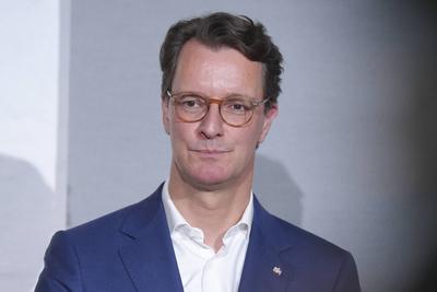 Pressekonferenz zur Vorstellung von Eckpunkten der Bewerbung f?r Olympische und Paralympische Spiele an Rhein und Ruhr-stock-foto