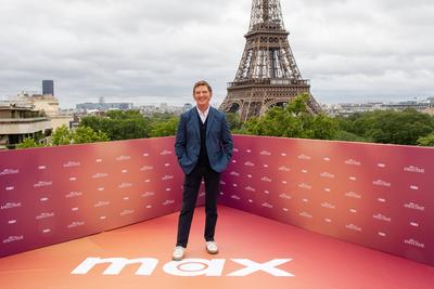 Premiere du film 'And just like that that...' devant la tour Eiffel-stock-foto