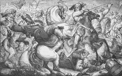 Froben s Tod, Emanuel Froben (* 4. M?rz 1640; 18. Juni 1675) war der Stallmeister des Kurf?rsten Friedrich Wilhelm von B-stock-photo