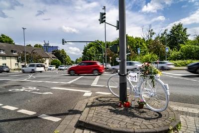 Fahrradunfall-stock-foto