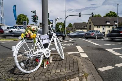 Fahrradunfall-stock-foto